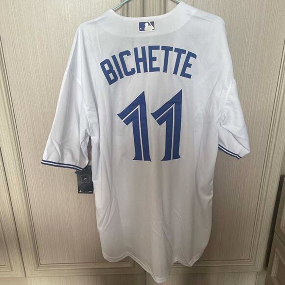 MLB Toronto Blue Jays Bo Bichette #11 Nike Mens White Jersey - Picture 4 of 5